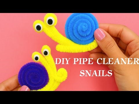 How To Make Cute Pipe Cleaner Snails 🐌 | Fun DIY Craft Tutorial