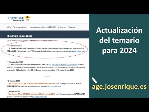 Temario 2024 【ACTUALIZADO】 ofimática e informática para oposiciones