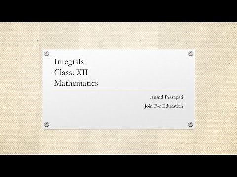 definite integrals || class xii || solutions of exercise problems || jee main/advanced