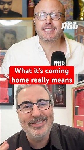 JOHN OLIVER: “‘IT’S COMING HOME’ IS LIKE REFERRING TO A DOG YOU LOST 30 YEARS AGO” 🏴󠁧󠁢󠁥󠁮󠁧󠁿😭