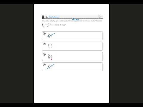 AP Calculus BC - Unit 10 Progress Check - MCQs (part B)