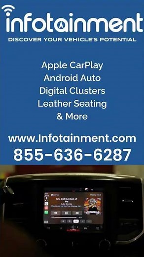 2019+ Ram - UConnect 5 Radio Upgrade - Wireless CarPlay/Android Auto - Infotainment.com