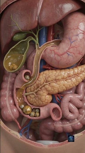 How One Tiny Gallstone Can Inflame the Pancreas | 3D Animation