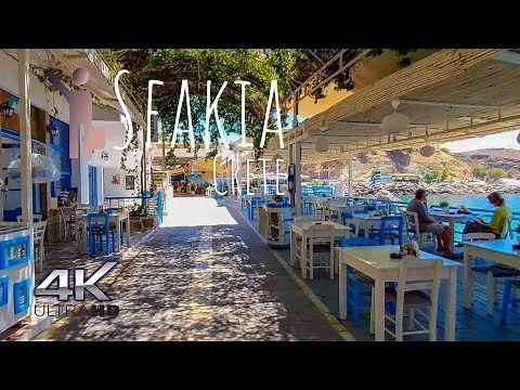 Chora Sfakion | Virtual Trip On A Cretan Village In Chania Crete Greece 4K