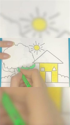 رسم بيت سهل رسم منزل #drawing #artinstruction #art #artclass #artforkids