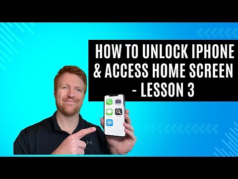 How to Unlock an iPhone & Open the Home Screen Using VoiceOver - Lesson 3