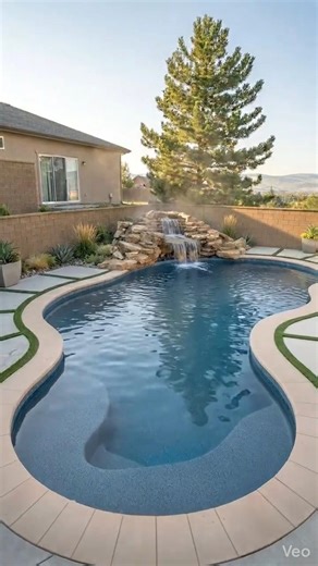 How We Built a Luxury Waterfall Pool in Days! 🌊🔥