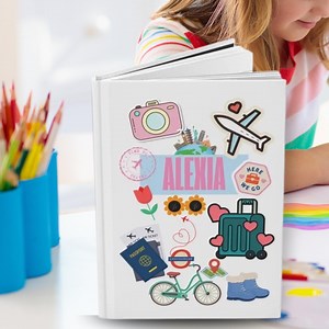 Personalized Vacation Journal Dairy Travel Notebook for Kids - Etsy