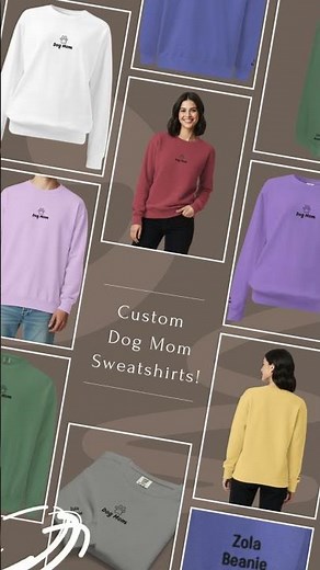 Personalized Dog Mom Sweatshirt | Zola and Co.