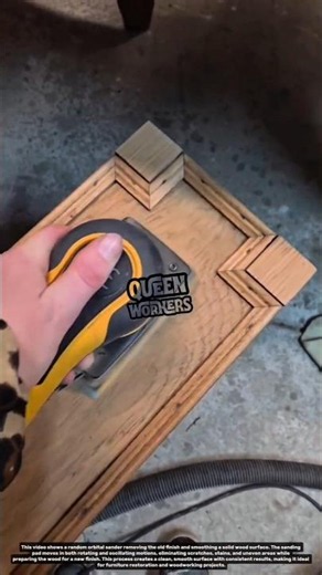 Old Wood Restoration! Random Orbital Sander Makes Furniture Look New Again