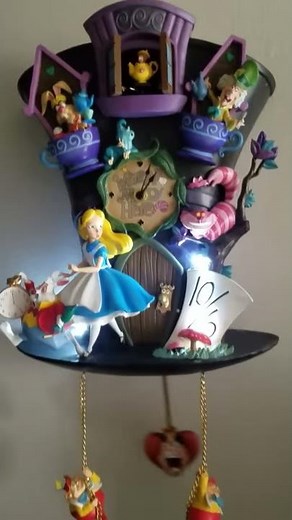 Alice in Wonderland Cuckoo Clock