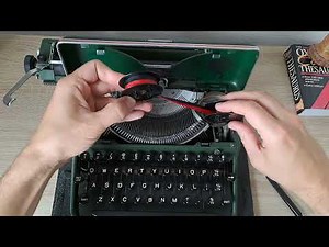 Halda Portable Typewriter Ribbon Install