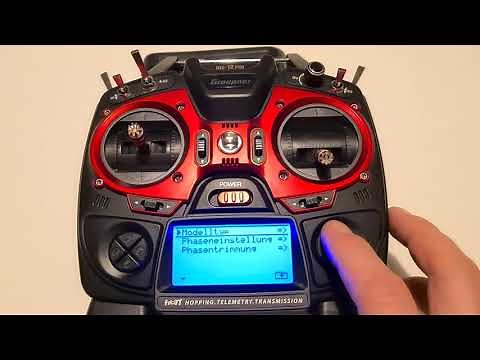 Graupner MZ12 Pro, Servo Geschwindigkeit über Phaseneinstellung