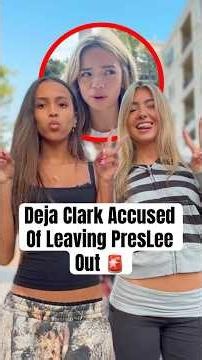 Deja Clark Accused Of Leaving PresLee Out #shorts #presleefaith #dejaclark
