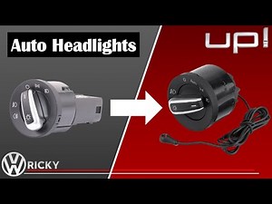 How to install an auto lights switch on a VW Up! (Not just the GTI) (2018 models onwards)