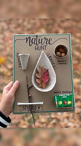 Recycled Autumn Nature Hunt Collection Board 🍁🌱 ad Autumn is all about collecting nature treasure and being outdoors! So for our recent trip to the park I created this nature hunt board using old egg cartons and fruit trays! I even used a @piporganiclondon fruit smoothie carton and straw 🍏🍂🍎 It’s the perfect board to be filled with leaves, twigs, acorns, pinecones, and other autumn finds. Just remember please ensure children are supervised when using scissors.☺️ #diynaturehunt #naturecrafts