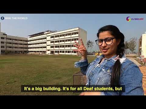 300 Deaf students at Patiala School for the Deaf in Punjab, India
