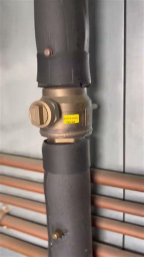 Vacuum isolation decay test 🤘🏻🤘🏻 #microns #bluvac #void #hvac #shorts