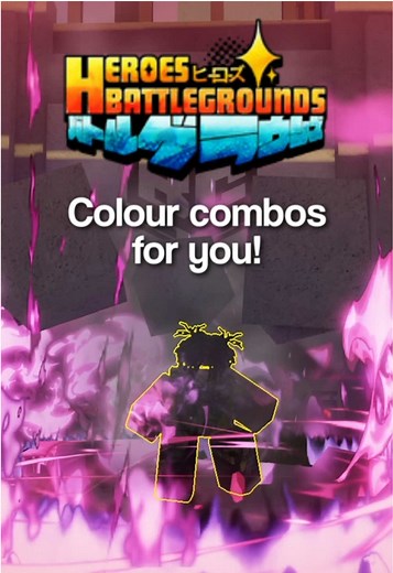 Mis mejores combinaciones de colores en Hero Battlegrounds