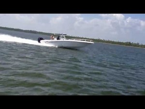 340 Nor-Tech trip 300 verados VS. 38 Fountain trip 350 verados DRAG RACE