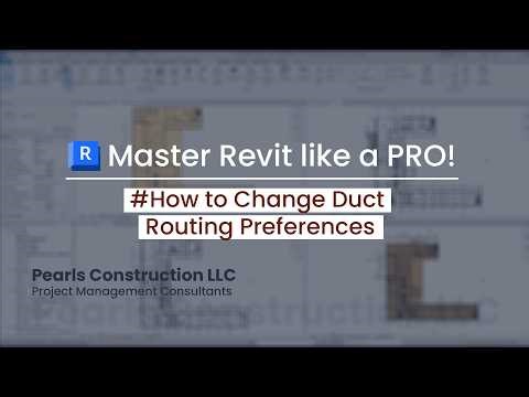 How to Change Duct Routing Preferences in Revit | Autodesk Revit Tips and Tricks