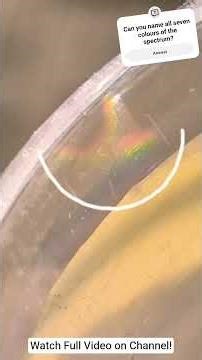 Dispersion of Light Experiment | Full Video on Channel