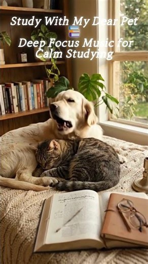 Study With My Dear Pet 📚|Pet Loss Healing Music|