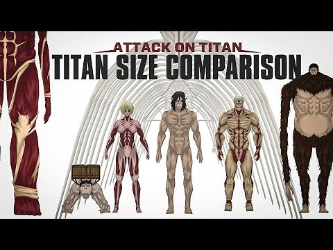 Attack On Titan Size Comparison 2023 || Animated