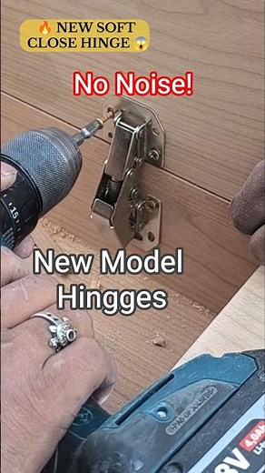 New Model Soft Closing Hinges Installation 😱 | Perfect Close Trick! #shorts #woodworking #diy