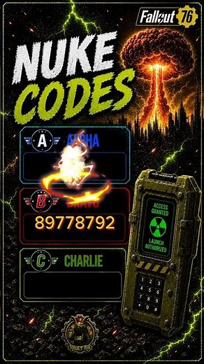 THIS WEEKS Fallout 76 Nuke Codes Are LIVE! Don't Launch Without These! #fallout76 #gaming #vaultgg