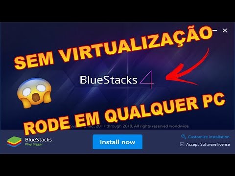 COMO BAIXAR BLUESTACKS 4 SEM VIRTUALIZAÇÃO 2 MÉTODOS SIMPLES | FREE FIRE