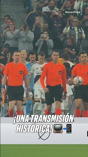 LA Galaxy vs Dynamo: el primer partido de MLS transmitido completamente con iPhone 17 Pro. 📱