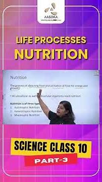 Life Processes: Nutrition Part-3 | Biology | Science Class 10 | NCERT | CBSE 2025 | AASOKA