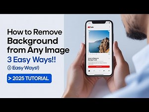 How to Remove Background from ANY Image (3 Easy Ways!) ✂️ 2025 Tutorial