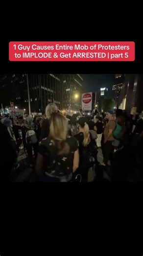 Protesters Arrested After One Man's Provocative Actions