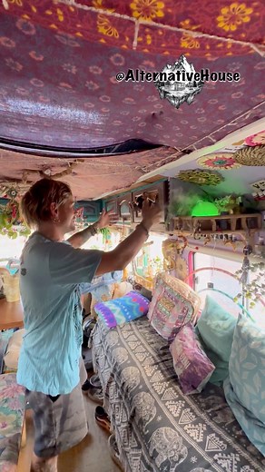 2.1M views · 10K reactions | Family living full-time in a 60 years old Mercedes RV 朗 | Alternativehouse | Facebook