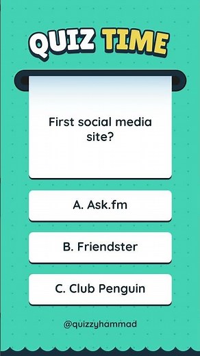 What Was the FIRST Social Media Site?