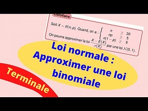 Loi normale : Approximer une loi binomiale avec une loi normale