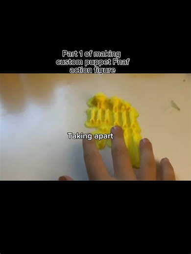 Making Fnaf puppet custom figure part 1 #fnaf #custom #figure
