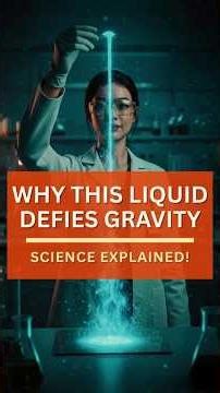 This Liquid Climbs Walls (The Capillary Illusion)