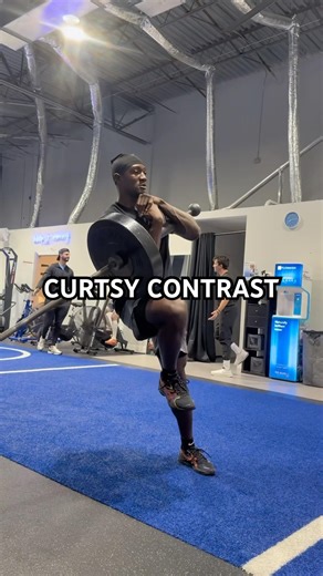 CurtsyContrast #footballtraining #plyometrics #athletetraining #performancetraining #sportstraining