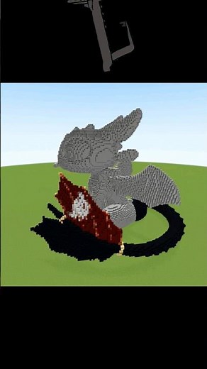 Baby Toothless Statue Timelapse Build | How to Train Your Dragon