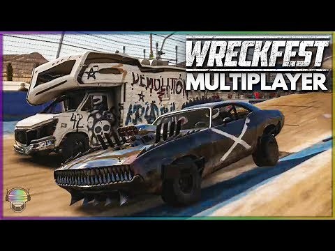 EPIC WRECKFEST CONSOLE MULTIPLAYER FIRST RACES!