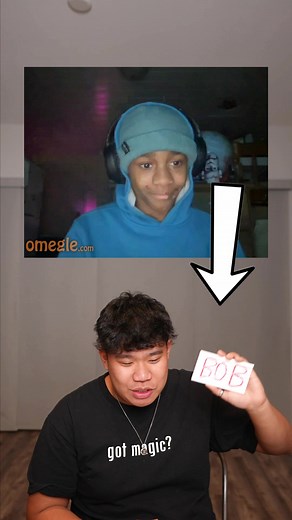 doing bad magic tricks on omegle