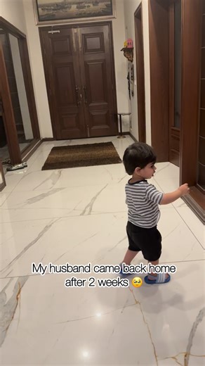 Arisha Khan on Instagram: "While fazal was away Nael wasn’t even speaking to him on video calls so we just thought he doesn’t really care though he’d randomly call baba while entering the room etc but this made me soooo sad 😭😭😭 I cried while seeing him hug fazal. I wonder what was going on in his head when he couldn’t see fazal around AHHHHHH 😭😭😭😭 Khair, meri tou koi importance hee nahi hai SHAMPYYYY [ Littlekhanswanderlust, father and son, family, reunion ]"