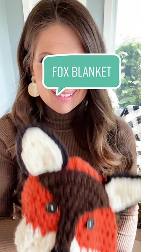 Hooded Fox Blanket Crochet Tutorial | Bernat Softee Chunky Yarn