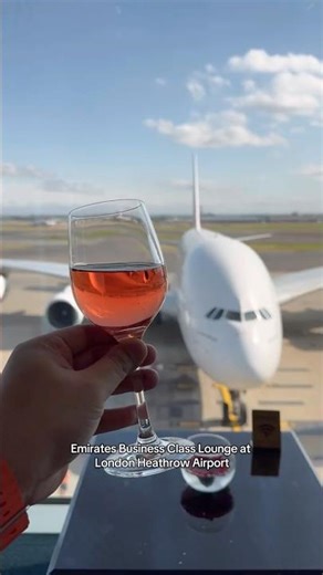 Emirates lounge has calm corners if you know where to look. #businessclass #emirates #london