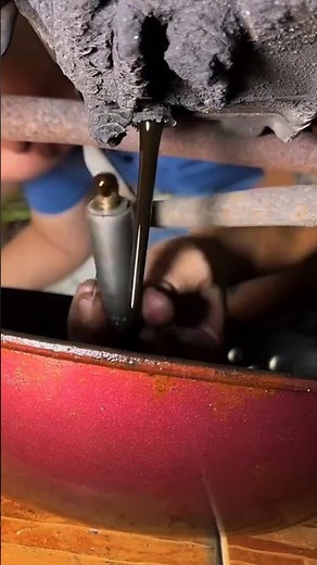 Proper Engine Oil Draining 🔧 | Clean & Safe Oil Change #Shorts