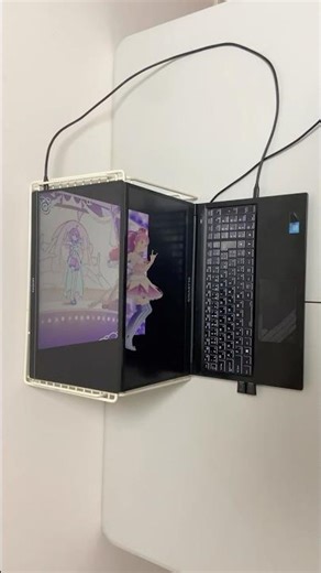 Himemori Luna dance “Nnasshoi Passion” inside a box-type LCD display! #shorts