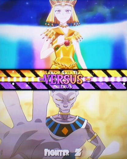 Sailor Galaxia vs Beerus #sailormoon #dragonballsuper #beerus
